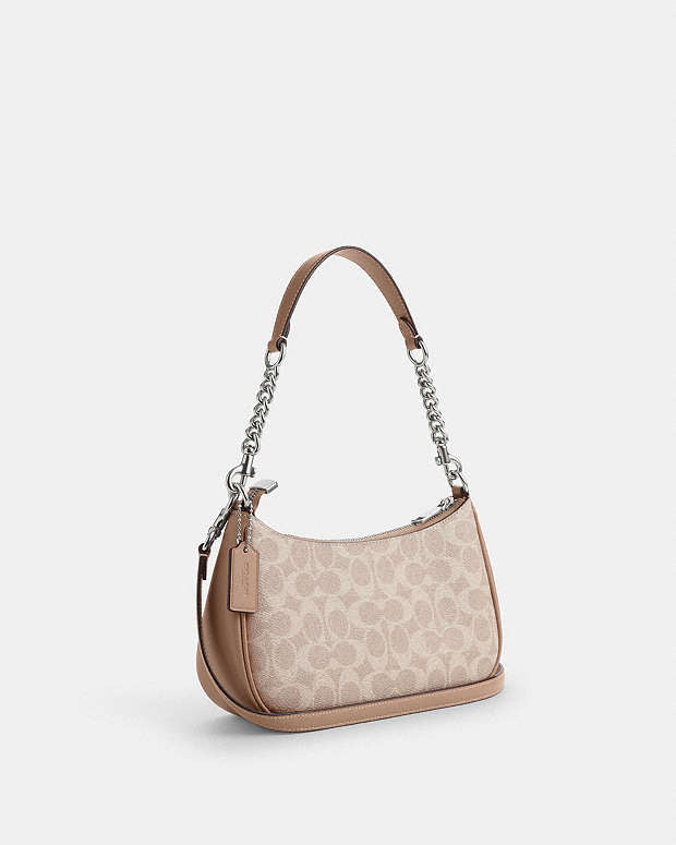 Sac épaule Teri en toile exclusive
