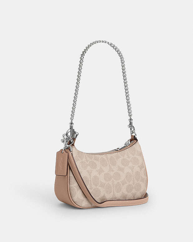 Mini sac bandoulière Teri en toile exclusive