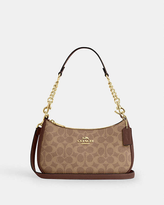 Sac épaule Teri en toile exclusive