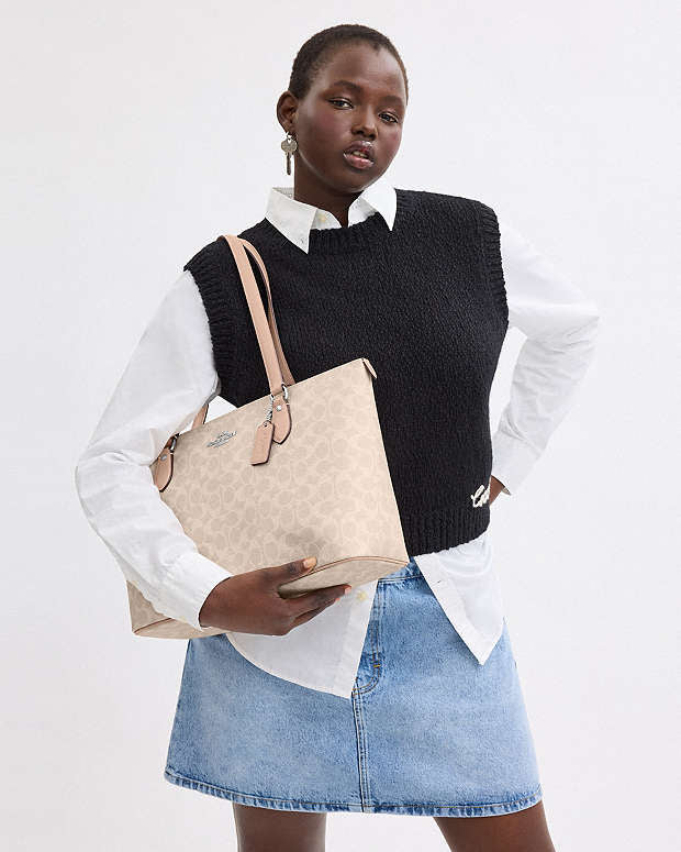 Sac cabas Gallery en toile signature
