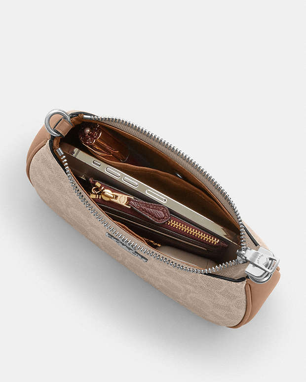 Mini sac bandoulière Teri en toile exclusive