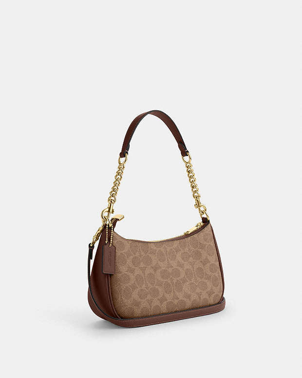 Sac épaule Teri en toile exclusive