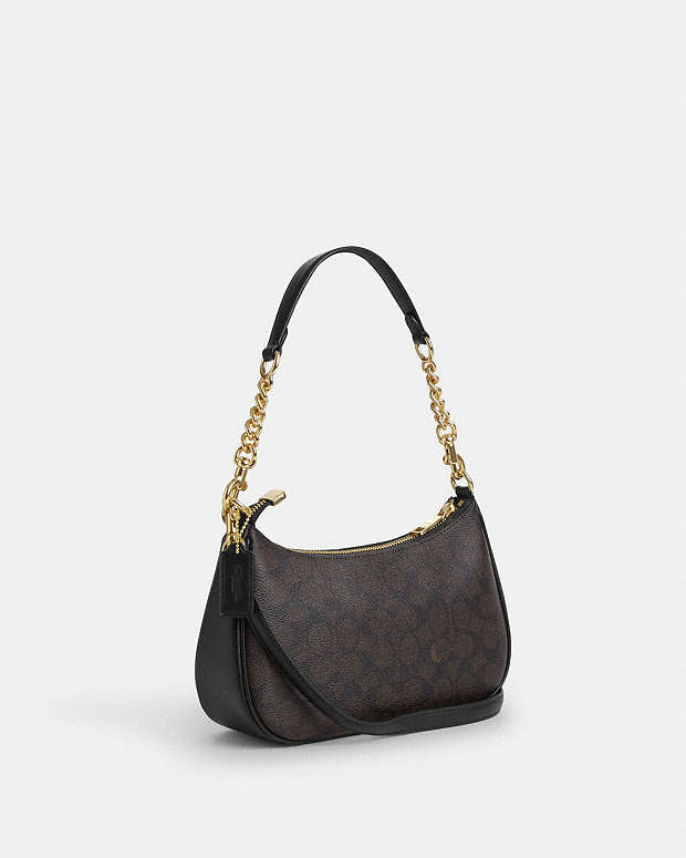 Sac épaule Teri en toile exclusive