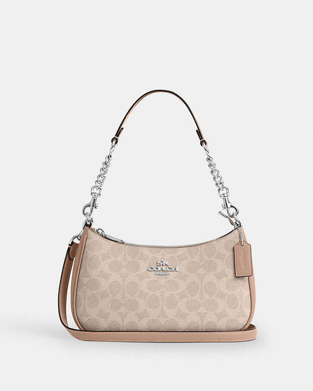 Sac épaule Teri en toile exclusive