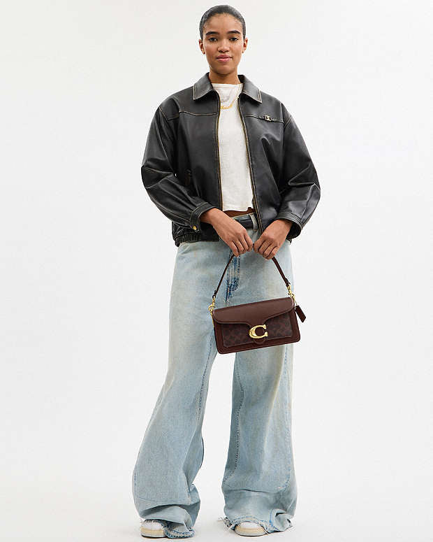 Sac épaule Tabby 26 en toile exclusive