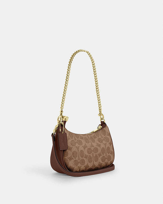 Mini sac bandoulière Teri en toile exclusive