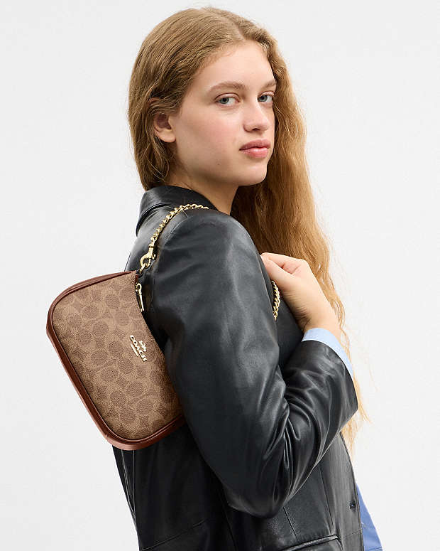 Mini sac bandoulière Teri en toile exclusive