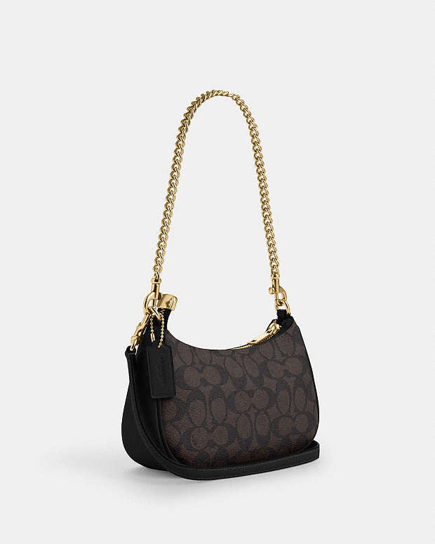 Mini sac bandoulière Teri en toile exclusive
