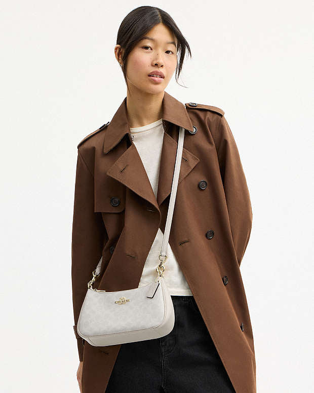Sac épaule Teri en toile exclusive
