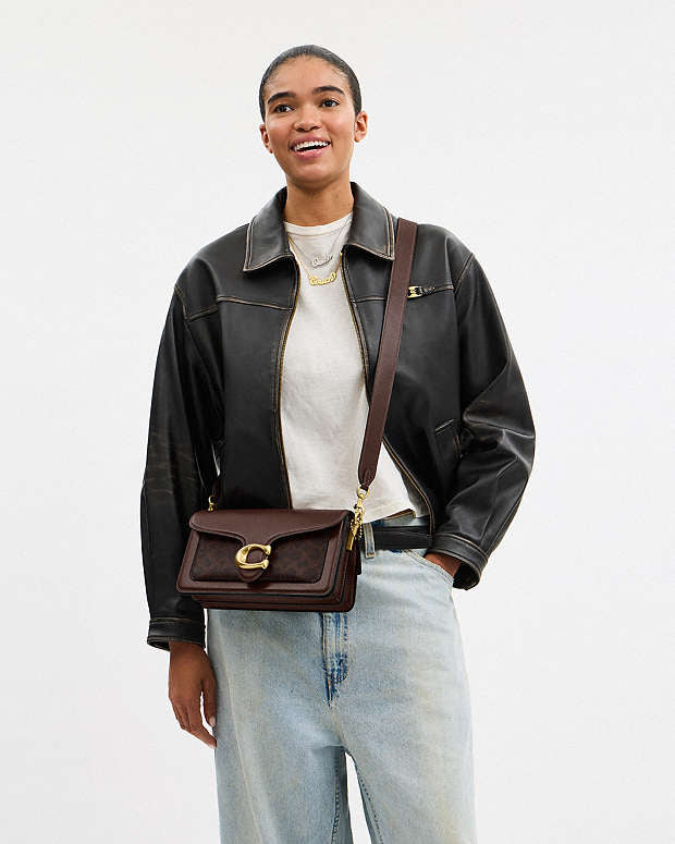 Sac épaule Tabby 26 en toile exclusive