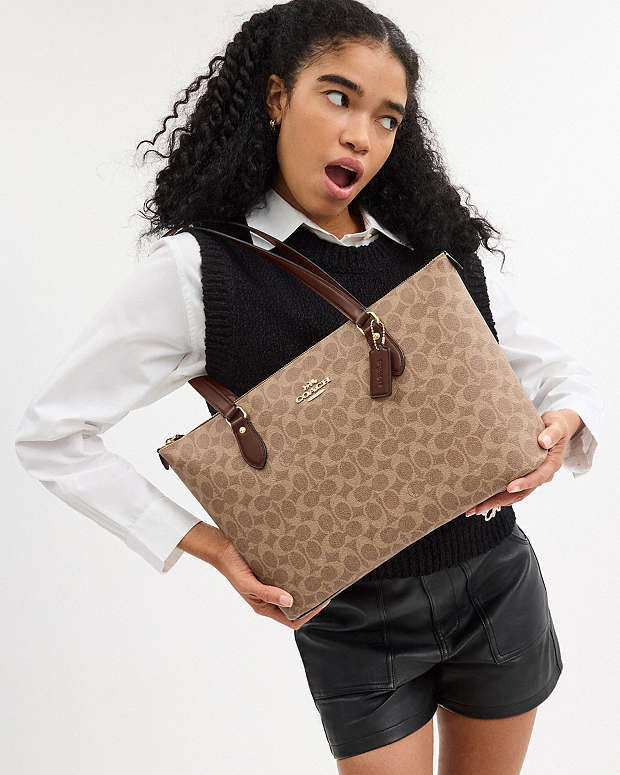 Sac cabas Gallery en toile signature