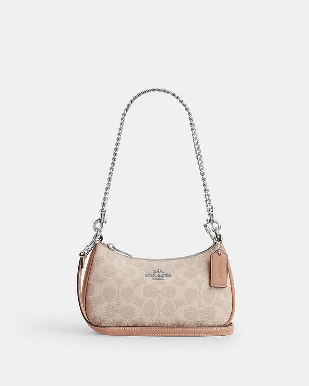 Mini sac bandoulière Teri en toile exclusive