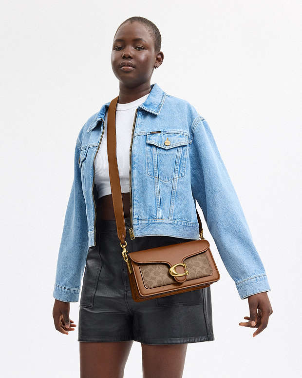 Sac épaule Tabby 26 en toile exclusive